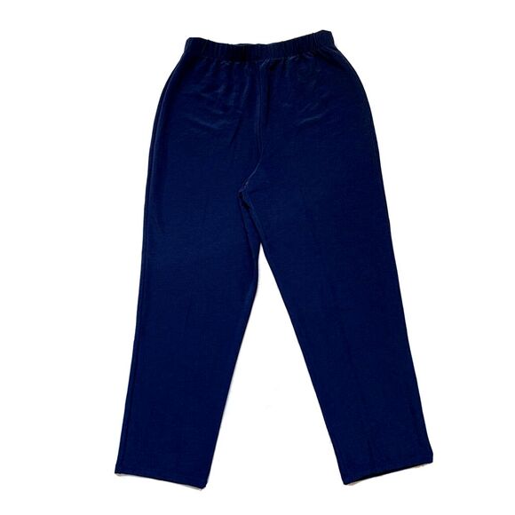 Vintage Susan‎ Graver Pull On Pants Womens Petite MP Nylon Stretch Relaxed NEW - Picture 1 of 12